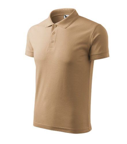 Malfini Pique Polo - Pique férfi galléros póló - Homok - M