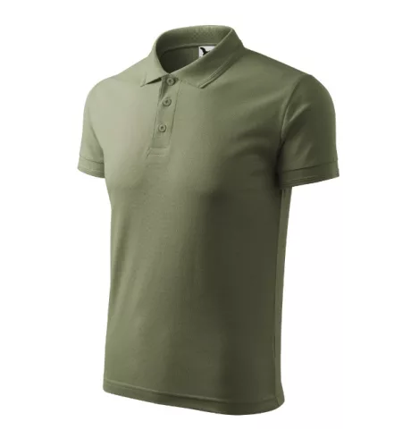 Malfini Pique Polo - Pique férfi galléros póló - Khaki - 3XL