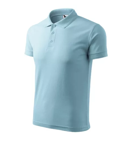 Malfini Pique Polo - Pique férfi galléros póló - Égszínkék - 3XL