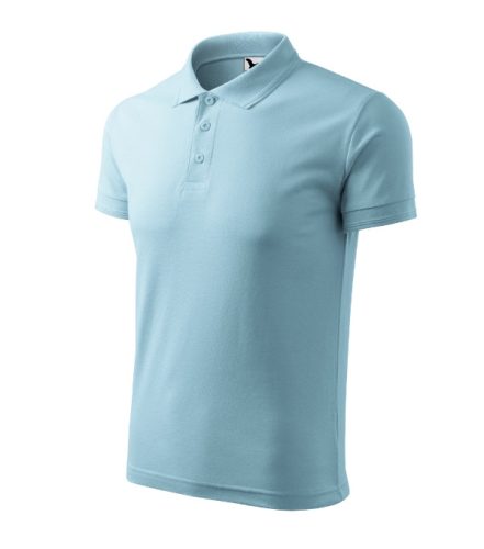 Malfini Pique Polo - Pique férfi galléros póló - Égszínkék - 4XL