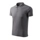 Malfini Pique Polo - Pique férfi galléros póló - Acélszürke - 3XL