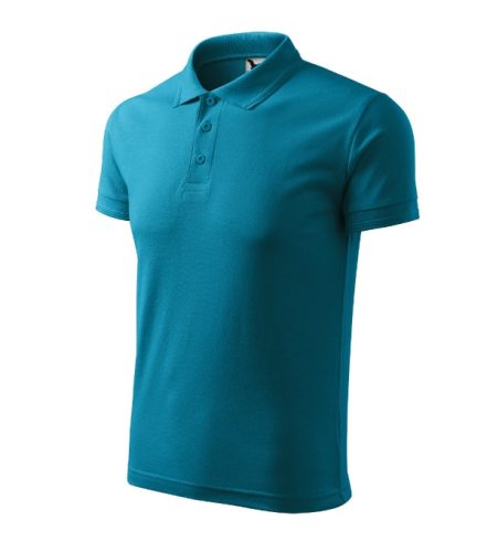 Malfini Pique Polo - Pique férfi galléros póló - Sötét türkiz - XL
