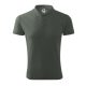 Malfini Pique Polo - Pique férfi galléros póló - Sötét palakő - 2XL
