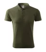 Malfini Pique Polo - Pique férfi galléros póló - Military - 3XL