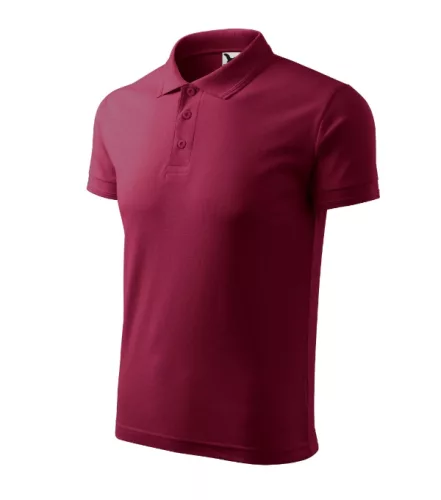 Malfini Pique Polo - Pique férfi galléros póló - Garnet - S