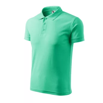   Malfini Pique Polo - Pique férfi galléros póló - Menta - S