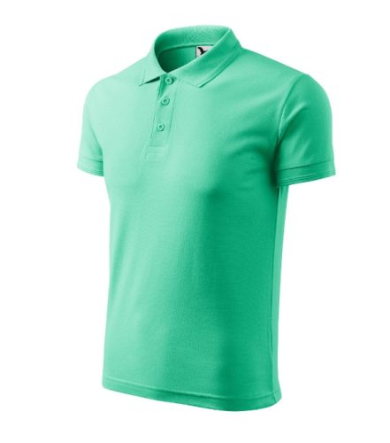 Malfini Pique Polo - Pique férfi galléros póló - Menta - S