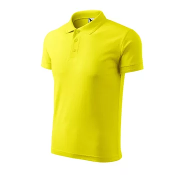   Malfini Pique Polo - Pique férfi galléros póló - Citrom - 2XL