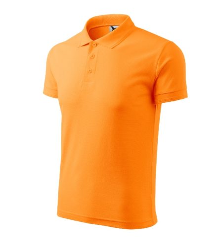Malfini Pique Polo - Pique férfi galléros póló - Mandarinsárga - 2XL
