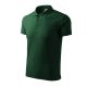 Malfini Pique Polo - Pique férfi galléros póló - Sötétzöld - 4XL