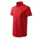 Malfini Chic - Egyenes szabású, rövid ujjú férfi ing - Piros - 3XL