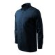Malfini Style LS - Egyenes szabású, hosszú ujjú férfi ing - Tengerészkék - 2XL