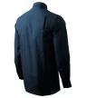 Malfini Style LS - Egyenes szabású, hosszú ujjú férfi ing - Tengerészkék - 2XL