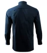 Malfini Style LS - Egyenes szabású, hosszú ujjú férfi ing - Tengerészkék - 2XL