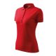 Malfini Pique Polo - Szűkített szabású női galléros póló - Piros - 3XL