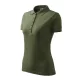Malfini Pique Polo - Szűkített szabású női galléros póló - Khaki - 2XL