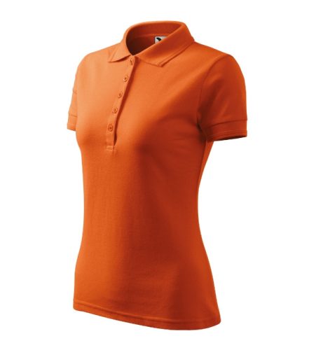 Malfini Pique Polo - Szűkített szabású női galléros póló - Narancssárga - 2XL
