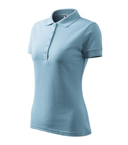 Malfini Pique Polo - Szűkített szabású női galléros póló - Égszínkék - 2XL