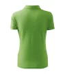 Malfini Pique Polo - Szűkített szabású női galléros póló - Borsózöld - 2XL