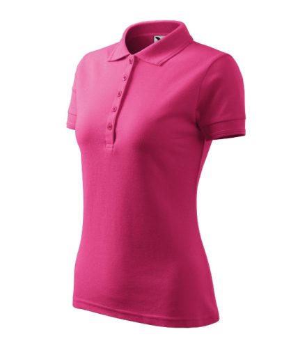 Malfini Pique Polo - Szűkített szabású női galléros póló - Bíborszín - 2XL
