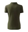 Malfini Pique Polo - Szűkített szabású női galléros póló - Military - 2XL