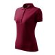 Malfini Pique Polo - Szűkített szabású női galléros póló - Garnet - 2XL