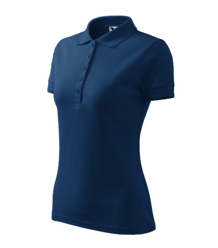 Malfini Pique Polo - Szűkített szabású női galléros póló - Éjkék - 2XL