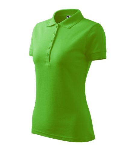 Malfini Pique Polo - Szűkített szabású női galléros póló - Almazöld - 2XL