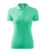 Malfini Pique Polo - Szűkített szabású női galléros póló - Menta - 2XL