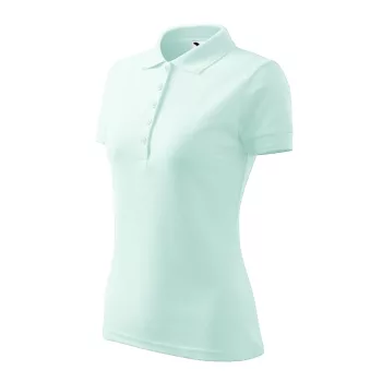   Malfini Pique Polo - Szűkített szabású női galléros póló - Frost - XL
