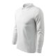 Malfini Single J. LS - Hosszú ujjú férfi galléros póló - Fehér - 2XL