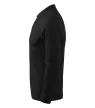 Malfini Single J. LS - Hosszú ujjú férfi galléros póló - Fekete - 2XL