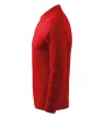 Malfini Single J. LS - Hosszú ujjú férfi galléros póló - Piros - 2XL