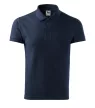 Malfini Cotton - Rövid ujjú férfi galléros póló - Tengerészkék - XL