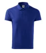 Malfini Cotton - Rövid ujjú férfi galléros póló - Királykék - 2XL