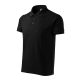 Malfini Cotton Heavy - Rövid ujjú férfi galléros póló - Fekete - 3XL