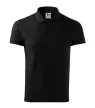 Malfini Cotton Heavy - Rövid ujjú férfi galléros póló - Fekete - 3XL