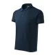 Malfini Cotton Heavy - Rövid ujjú férfi galléros póló - Tengerészkék - 3XL