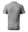 Malfini Cotton Heavy - Rövid ujjú férfi galléros póló - Sötétszürke melírozott - 3XL
