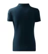 Malfini Cotton Heavy - Rövid ujjú női galléros póló - Tengerészkék - 2XL