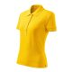 Malfini Cotton Heavy - Rövid ujjú női galléros póló - Sárga - 2XL