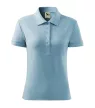 Malfini Cotton Heavy - Rövid ujjú női galléros póló - Égszínkék - XL