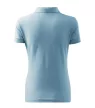 Malfini Cotton Heavy - Rövid ujjú női galléros póló - Égszínkék - 2XL