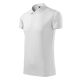 Malfini Victory - Rövid ujjú, 100 % poliészter unisex galléros póló - Fehér - S