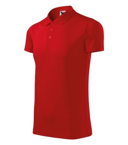 Malfini Victory - Rövid ujjú, 100 % poliészter unisex galléros póló - Piros - M