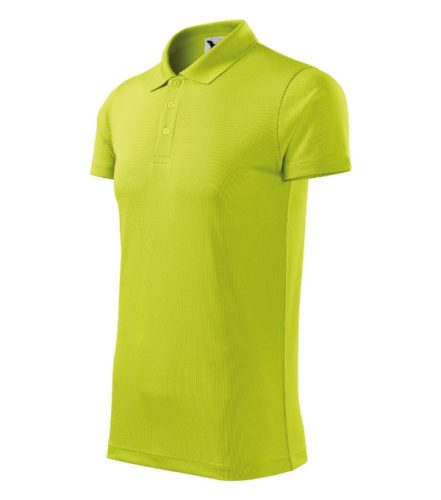 Malfini Victory - Rövid ujjú, 100 % poliészter unisex galléros póló - Lime - 3XL