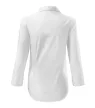 Malfini Style - Enyhén szűkített szabású, 3/4-es ujjú női ing - Fehér - 2XL