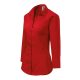 Malfini Style - Enyhén szűkített szabású, 3/4-es ujjú női ing - Piros - 2XL