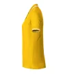 Malfini Urban - Ujjszegélyen és galléron kontrasztos csíkozású női galléros póló - Sárga - L