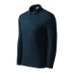 Malfini Pique Polo LS - Hosszú ujjú férfi galléros póló - Tengerészkék - 2XL